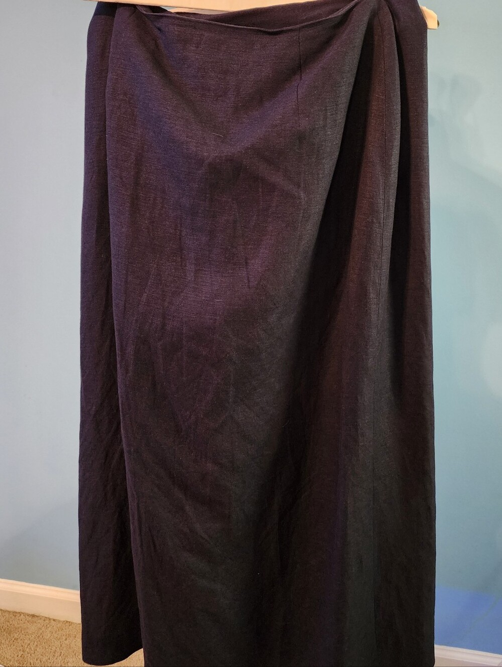 Elegant Long Black Maxi Skirt